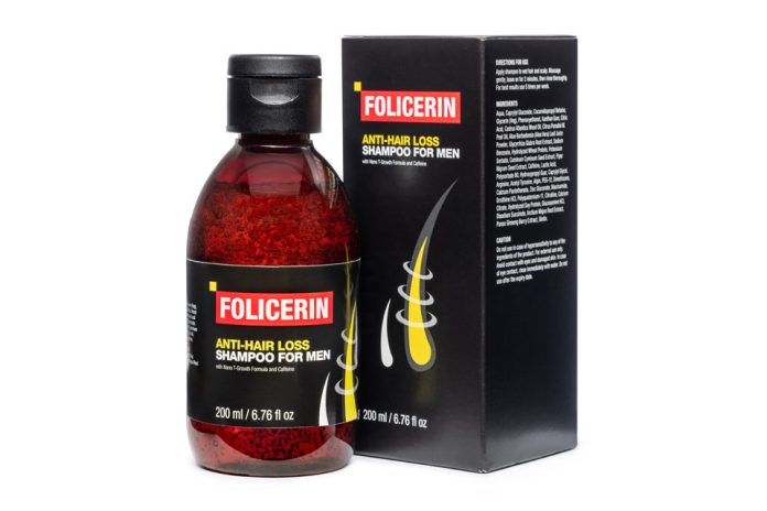 Discover Folicerin: the anti-hair loss shampoo for men that strengthens, thickens, and revitalizes your hair with every wash.
