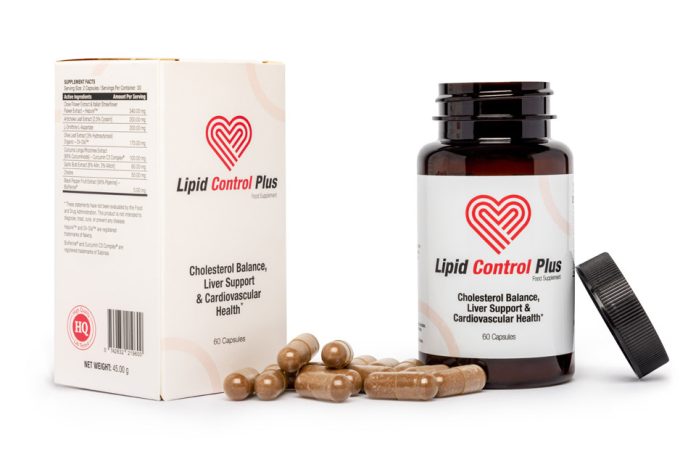 Boost your heart and liver health with Lipid Control Plus, made from 8 natural ingredients for optimal cholesterol management.