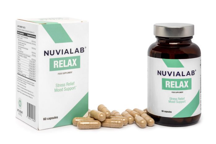 Discover calm with NuviaLab Relax: your natural ally for mood balance, relaxation, and restful sleep in just one simple step.