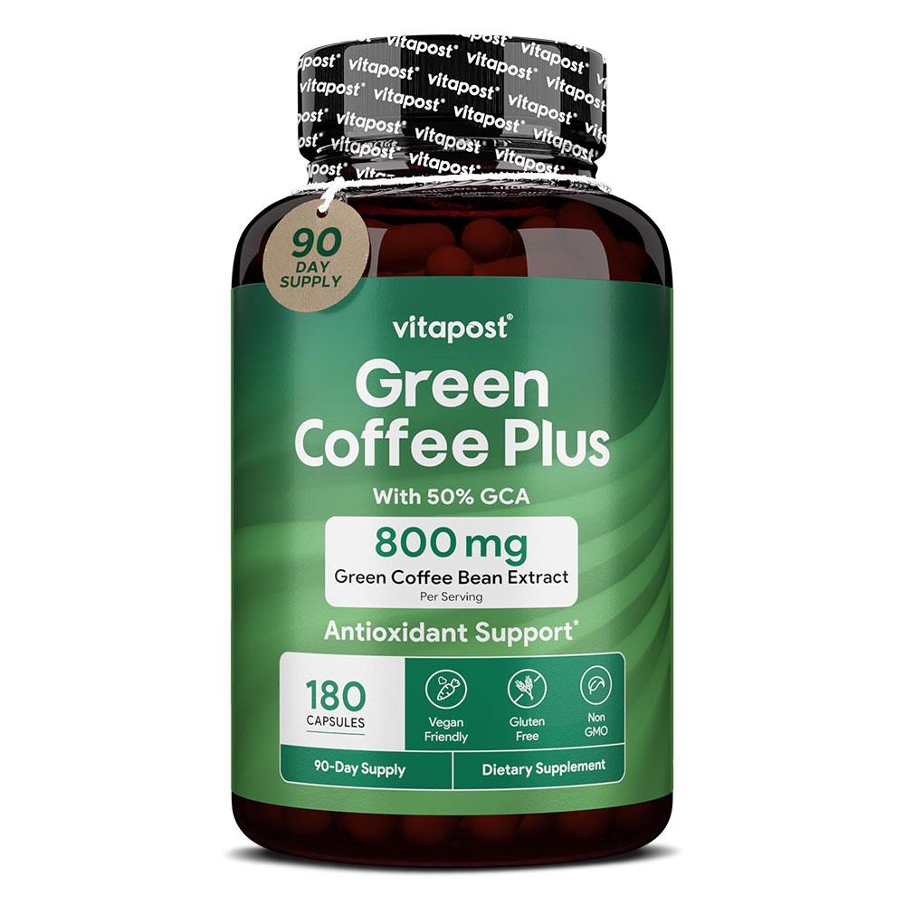 Unlock natural weight loss with Green Coffee Plus, rich in antioxidants and chlorogenic acid for effective results.