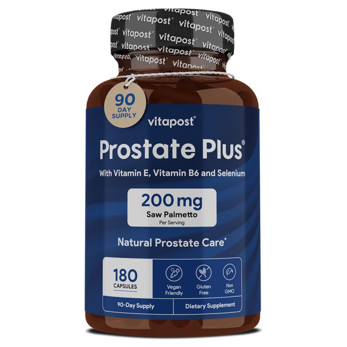 Support your prostate health with VitaPost Prostate Plus, designed for optimal urinary flow and overall wellness.
