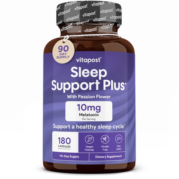 Discover VitaPost Sleep Support Plus for a restful sleep! Natural ingredients aid relaxation and support healthy sleep cycles.