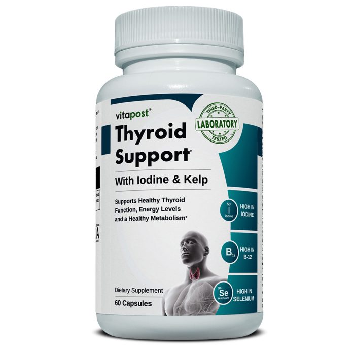 Boost your thyroid health with VitaPost Thyroid Support, designed to enhance energy, focus, and overall well-being.