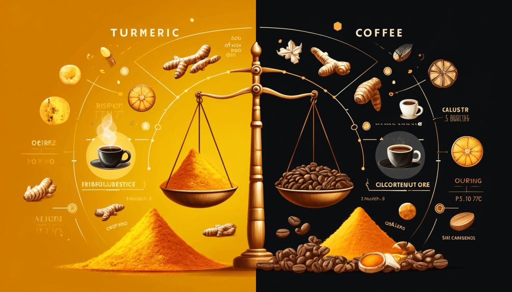 Explore the benefits of turmeric vs. coffee for weight loss, including pros and cons to help you decide which is best for you.