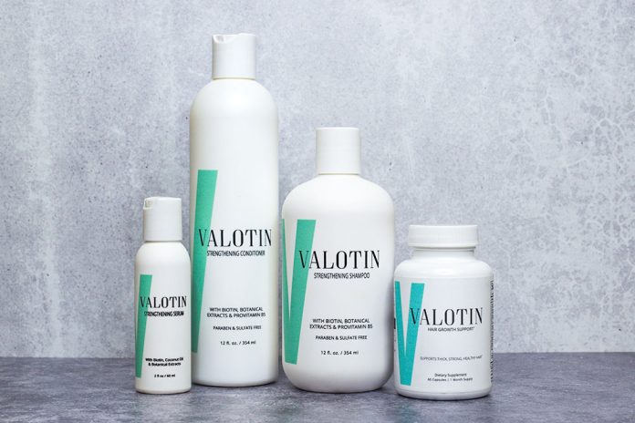 Unlock beautiful, healthy hair with Valotin's range of Dietary Supplements and salon-quality Shampoo, Conditioner, and Serum.