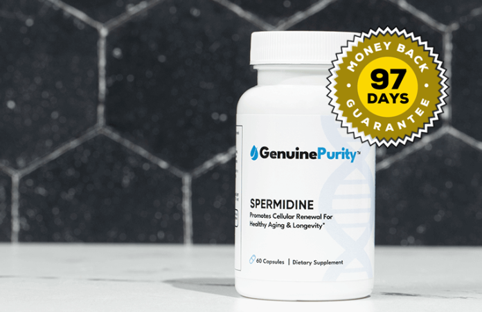 Unlock youthful vitality with GenuinePurity™ Spermidine: all-natural, heart-healthy, and brain-boosting for longevity.